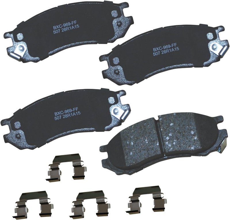 Bendix Premium SBC507 Ceramic Front Brake Pads for Saturn SC 1992-1991, SC1 2002-1993, SC2 2002-1993, SL 2002-1991, SL1 2002-1991, SL2 2002-1991, SW1 1999-1993, SW2 2001-1993 - Image 1